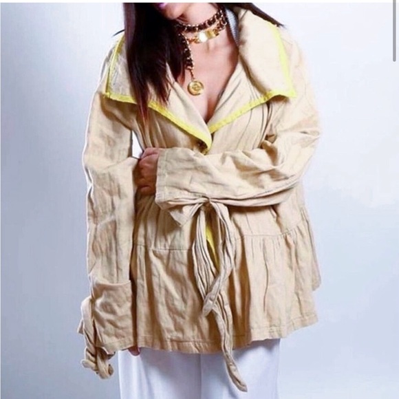 Anthropology Hei Hei Tiered Swing Jacket - Picture 7 of 7